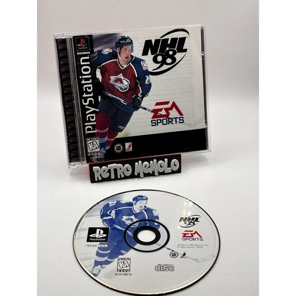 NHL 98 Sony PlayStation 1 PS1 1997 Complete CIB EA Sports Hockey Game